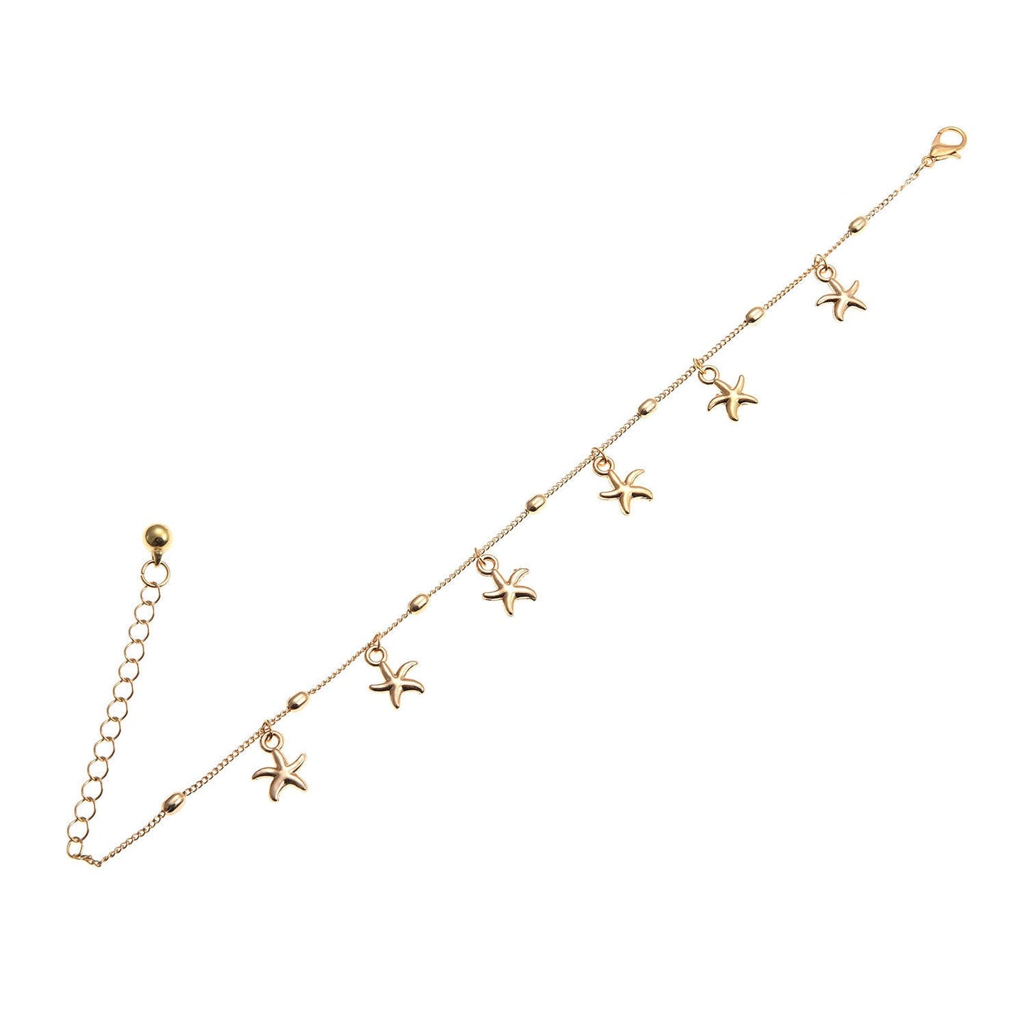 Dolphin Starfish Anklet Jewelry