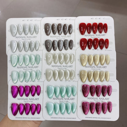 1027- Handmade press on nails fake nails removable