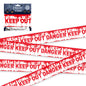 Halloween Warning Strip Tape - Plastic Isolation Decoration Tape for Horror Atmosphere