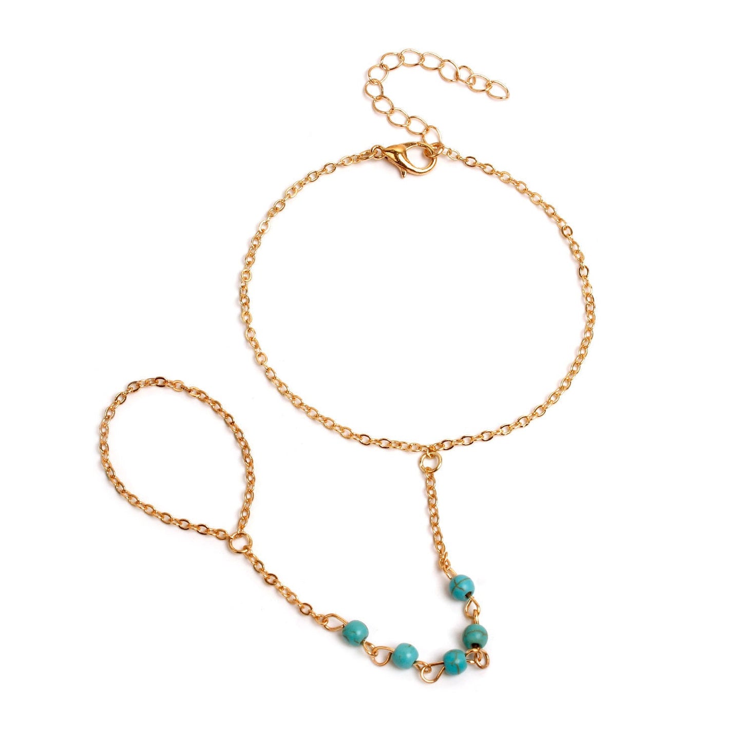 Fashion Simple Turquoise Handmade Beaded Bracelet