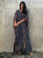 Cotton Ombre Beach Robe ¨C Loose Striped Bikini Cover-Up Dress, Vacation Maxi Kimono