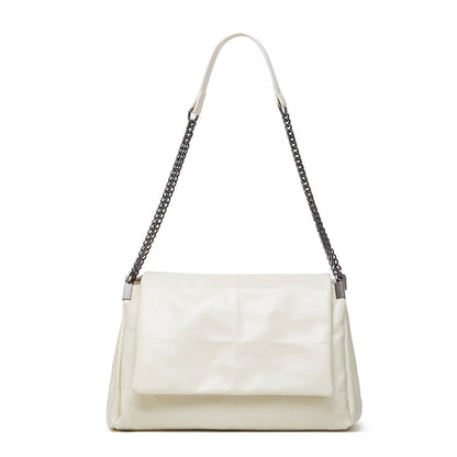Crossbody shoulder quilted large capacity bag women, versatile commuter bag, chain crossbody bag, shoulder bag