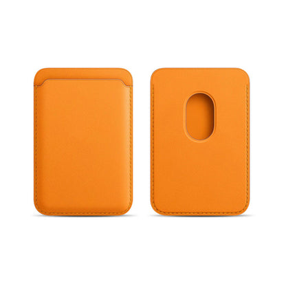 Applicable to Apple 15Magsafe magnetic card bag iPhone mobile phone card bag card holder PU magnetic suction