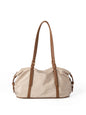 Summer contrasting shoulder bag women, versatile commuter large capacity Boston bag, top handle purse, hobo shoulder purse