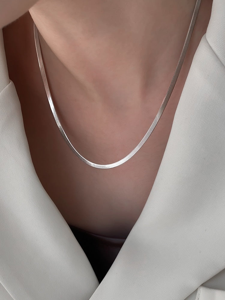 Fashion Jewelry Trendy Round Snake Chain  Necklace