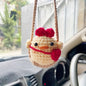 Car plant pendant Car decoration Rearview mirror pendant Creative wool in the car