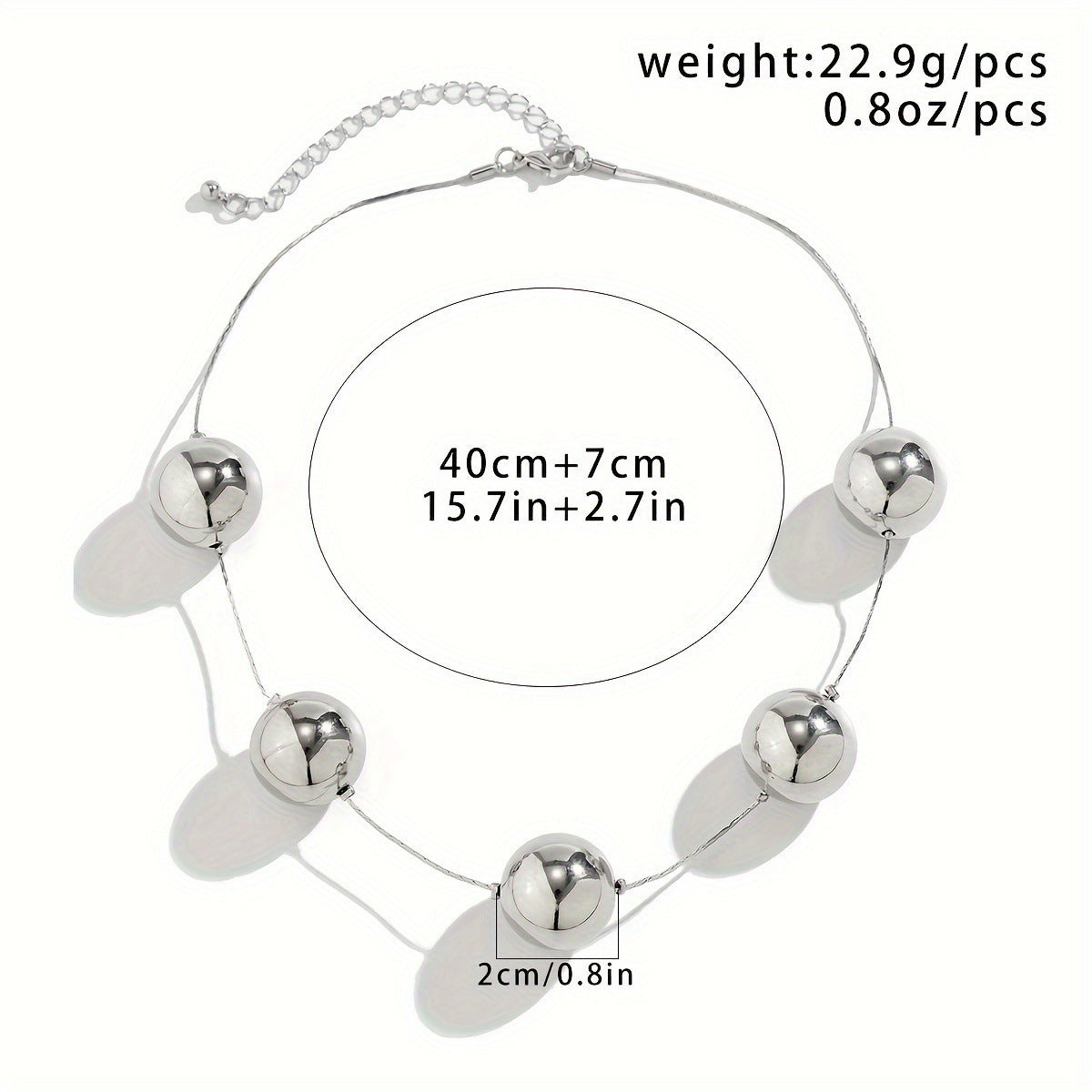 Big Round Ball Necklace