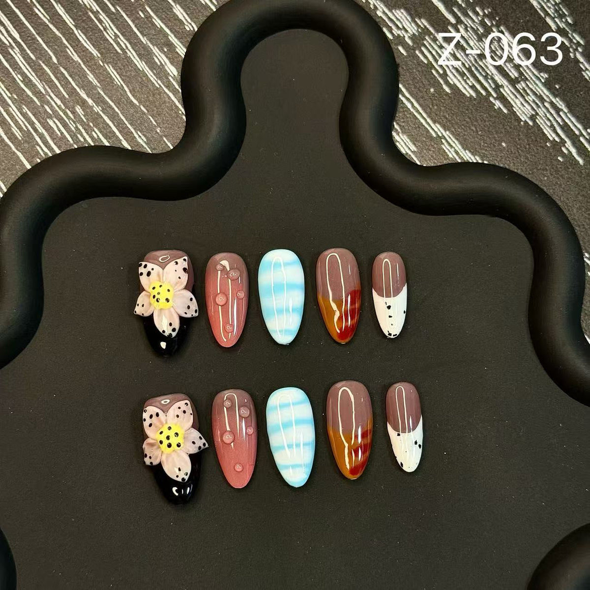 Almond Temperament Premium Handmade Press on Nails Wholesale
