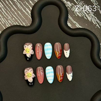 Almond Temperament Premium Handmade Press on Nails Wholesale