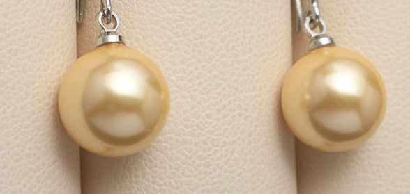 Shell Pearl Dangle Earrings