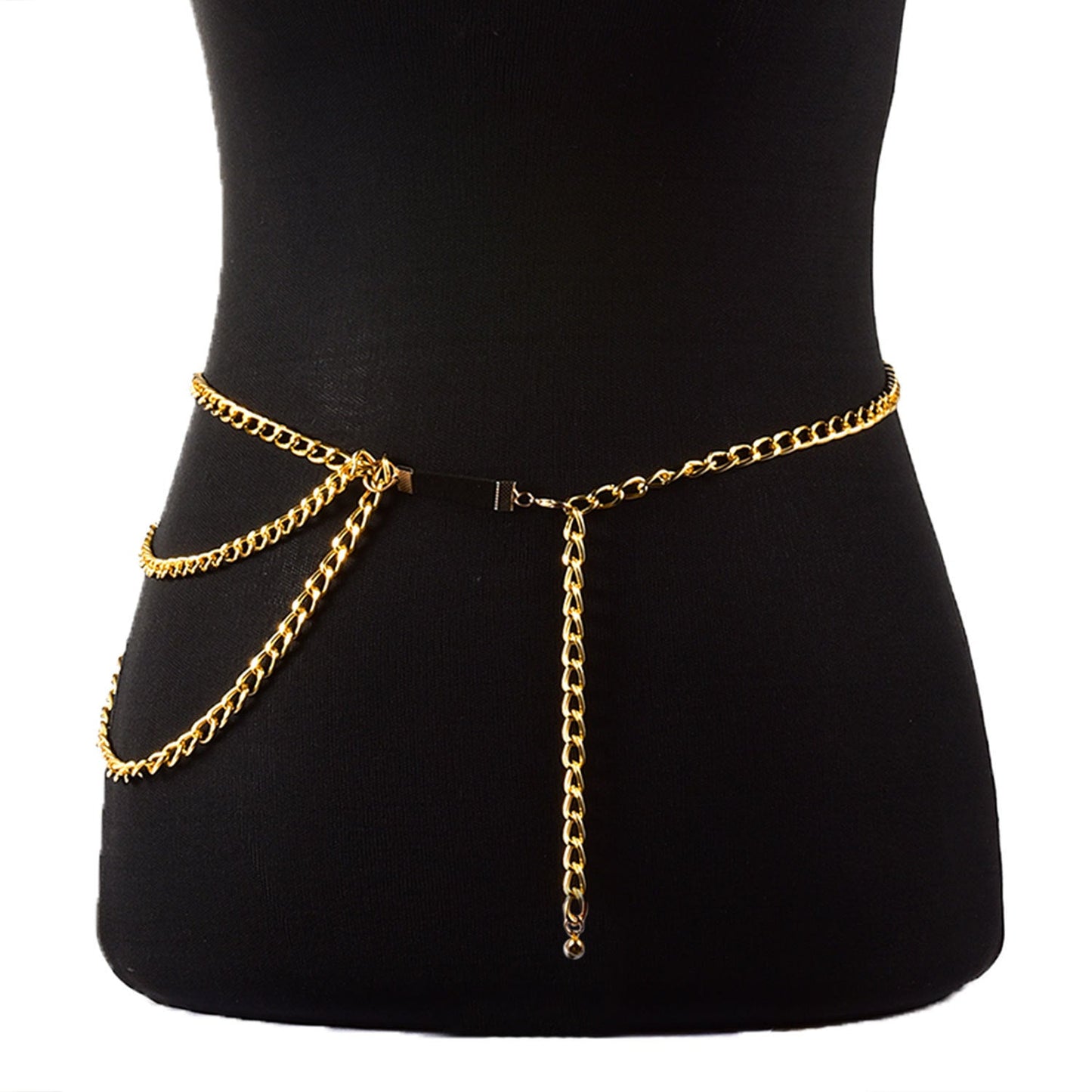 Multi-layer Exaggerated Body Chain Layer Waist Chain Belt