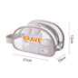 Waterproof beach bag, wet and dry separation fitness bag, toiletry bag, storage goggles, swimsuit swimming bag, Transparent Cosmetic Bag,