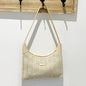 Chic Small Shoulder Straw Bag – Stylish Crossbody Bag for Ladies, Versatile Summer Hobo Bag