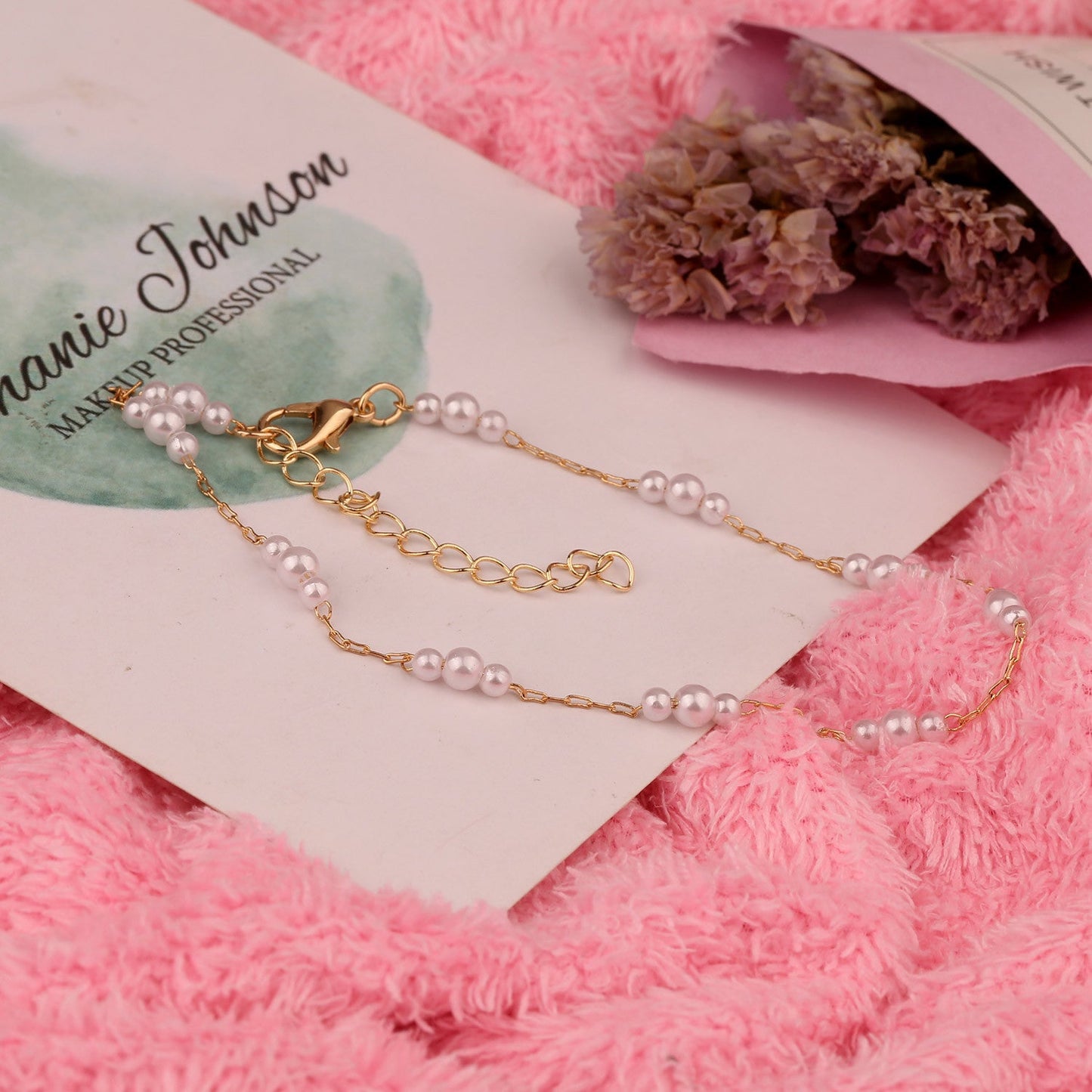 Pearls Charms Bracelet Jewelry Women