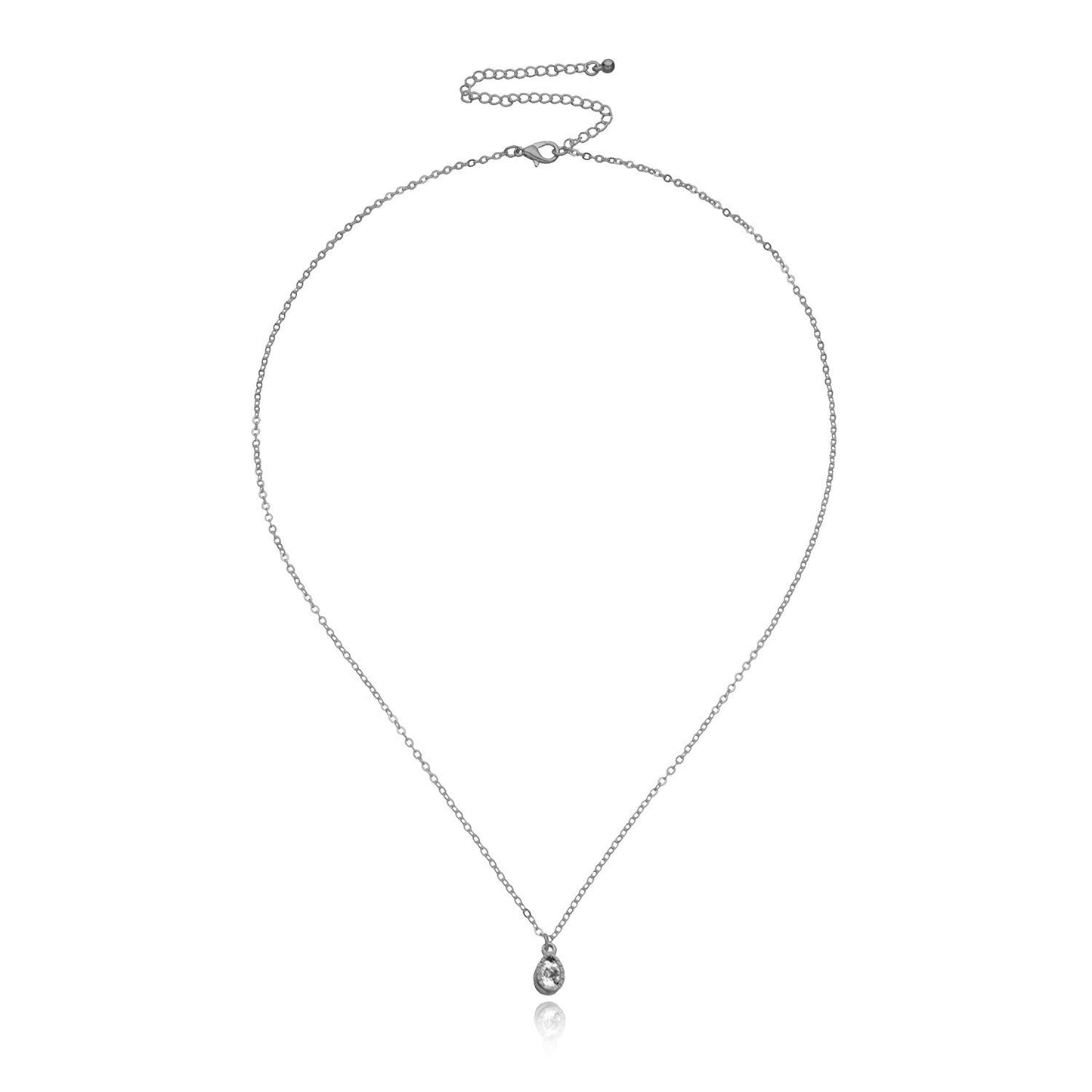Solitaire Stone Pendant Necklace