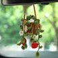 Car plant pendant Car decoration Rearview mirror pendant Creative wool in the car