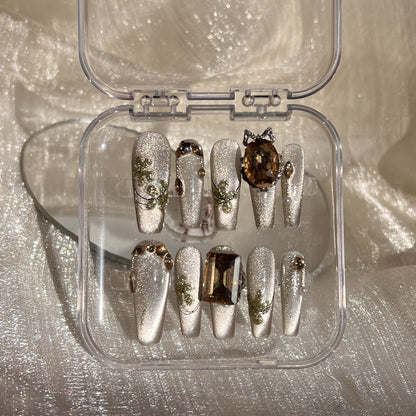 0948- Handmade press on nails fake nails removable