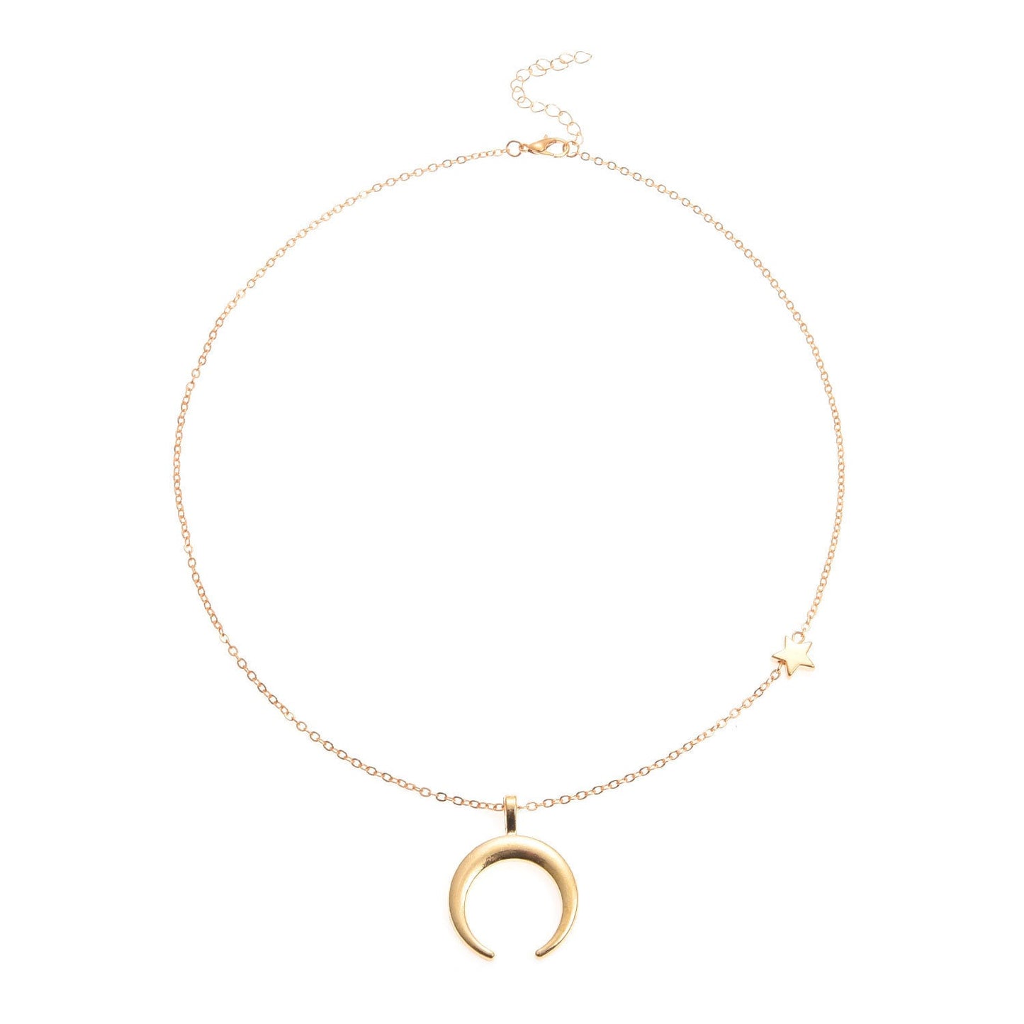 Moon Stars Pendant Accessories Chain Necklace