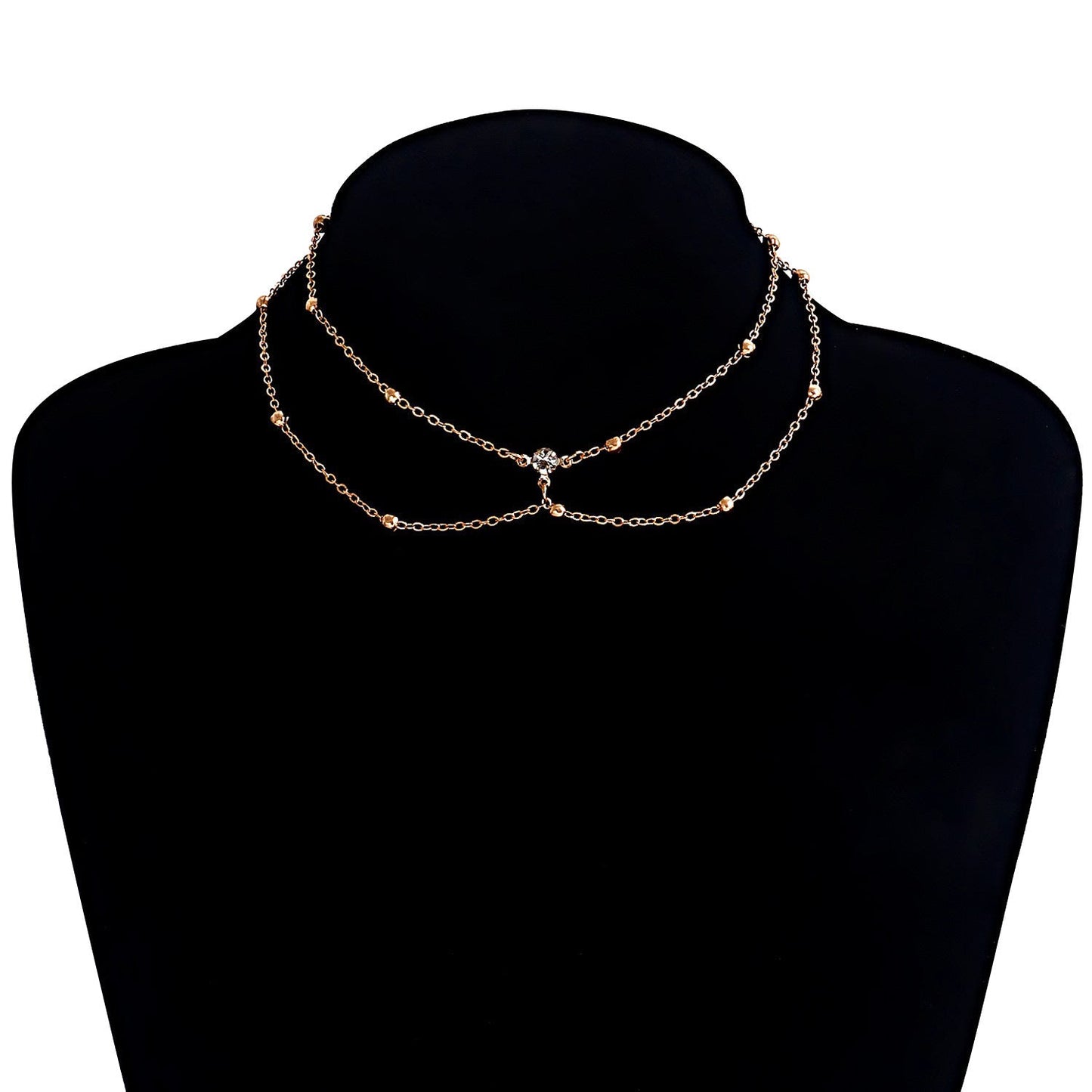 Sexy Body Chain Fashion Rhinestone Belly Party Beach Bra Chain