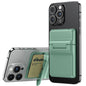 MagSafe Wallet for iPhone - Heavy Duty MIL-STD Snap-On Phone Magnetic Wallet and Phone Card Holder - Detachable and Slim Hard Case for iPhone 17 Pro Max /16 Pro Max/15/14/13/12 Series