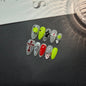 Almond HandmadePress on Nails Metal Embossed Spice Girl Wearable Nail Sticker