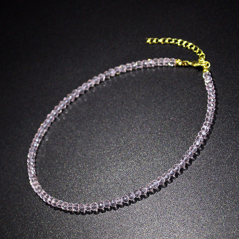 Simple Black Beads Short Necklace