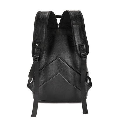 Boutique Men's Backpack Fashion Business Fan Large Capacity Soft Leather Backpack Travel Men's Short-haul School Bag MB21080302