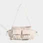 Summer nylon texture portable shoulder bag, casual shoulder bag, hobo shoulder bag, top handle shoulder purse