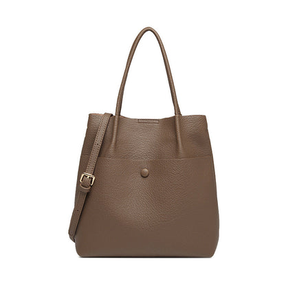 College style tote bag, large capacity tote bag, simple versatile top handle purse, tote shoulder hobo bag