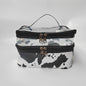 Multifunctional double-layer cosmetic bag, transparent storage bag, travel portable tote bag, large-capacity waterproof toilet bag