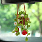 Car plant pendant Car decoration Rearview mirror pendant Creative wool in the car