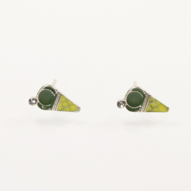 Enamel Ice Cream Earrings