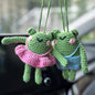 Car plant pendant Car decoration Rearview mirror pendant Creative wool in the car