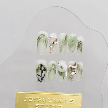 0937- Handmade press on nails fake nails removable