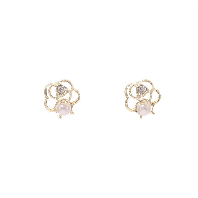 Retro Geometric Petal Flower Earrings