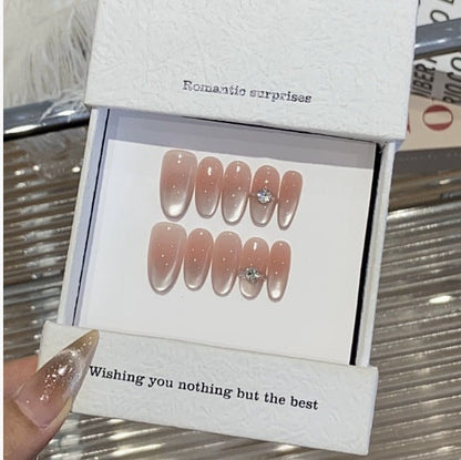 1034- Handmade press on nails fake nails removable