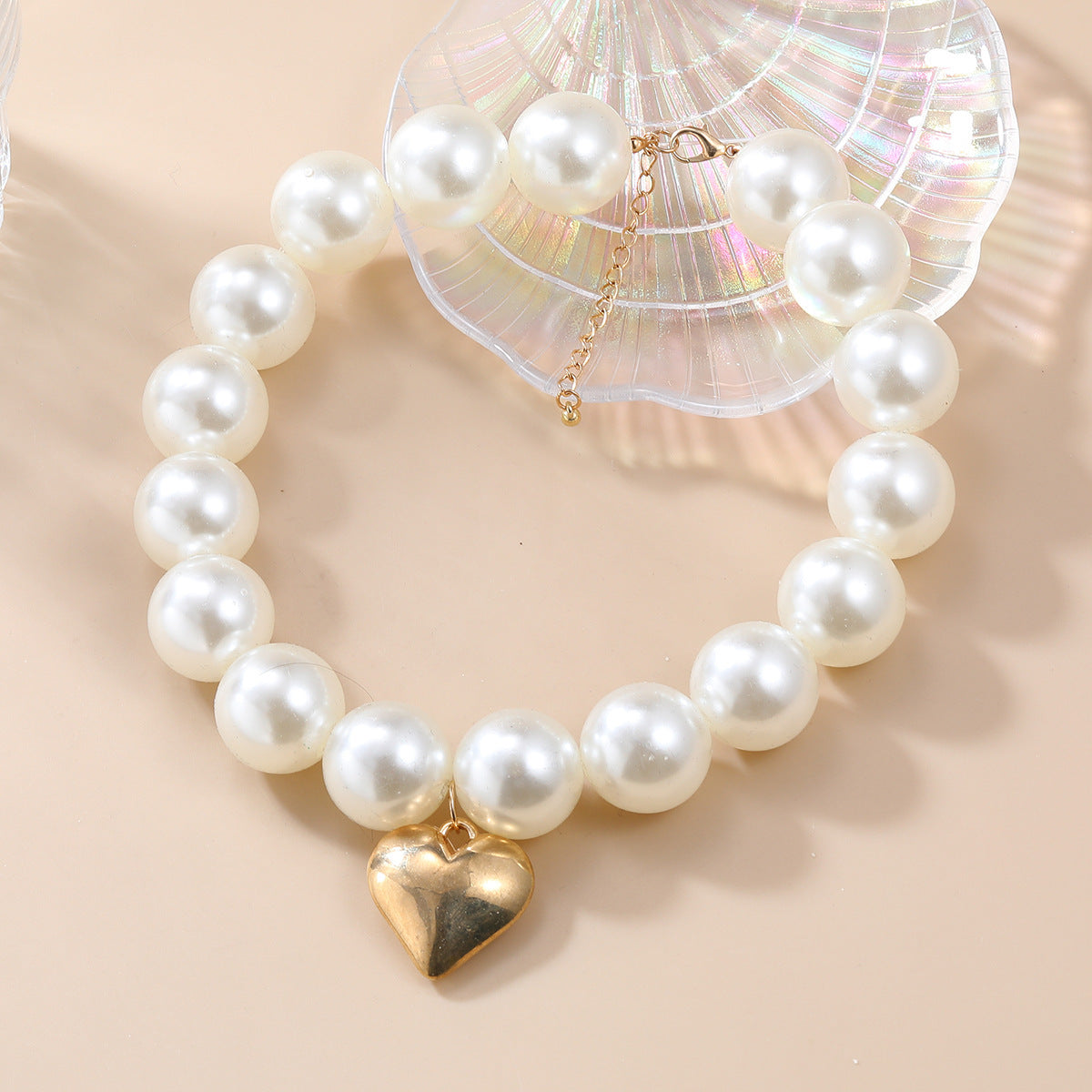 Exaggerated Large Beads Fashion Short Necklaces