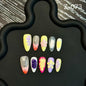 Hawaii Island Handmade Press on Nails Patch Carving White Autumn and Winter
