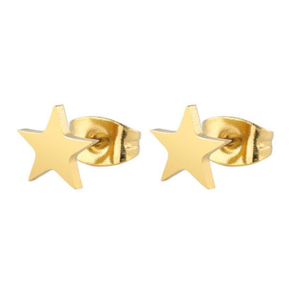 Mini Star Moon Heart Ear Studs