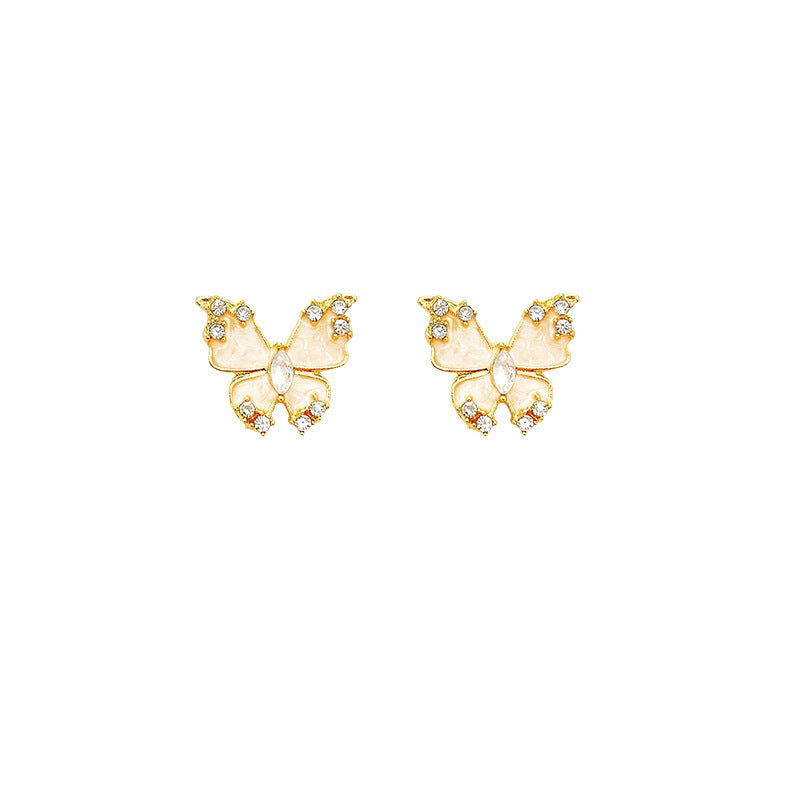 Opal butterfly Earrings