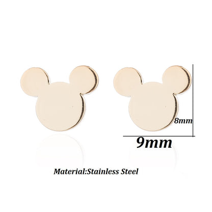 Mini Star Moon Heart Ear Studs