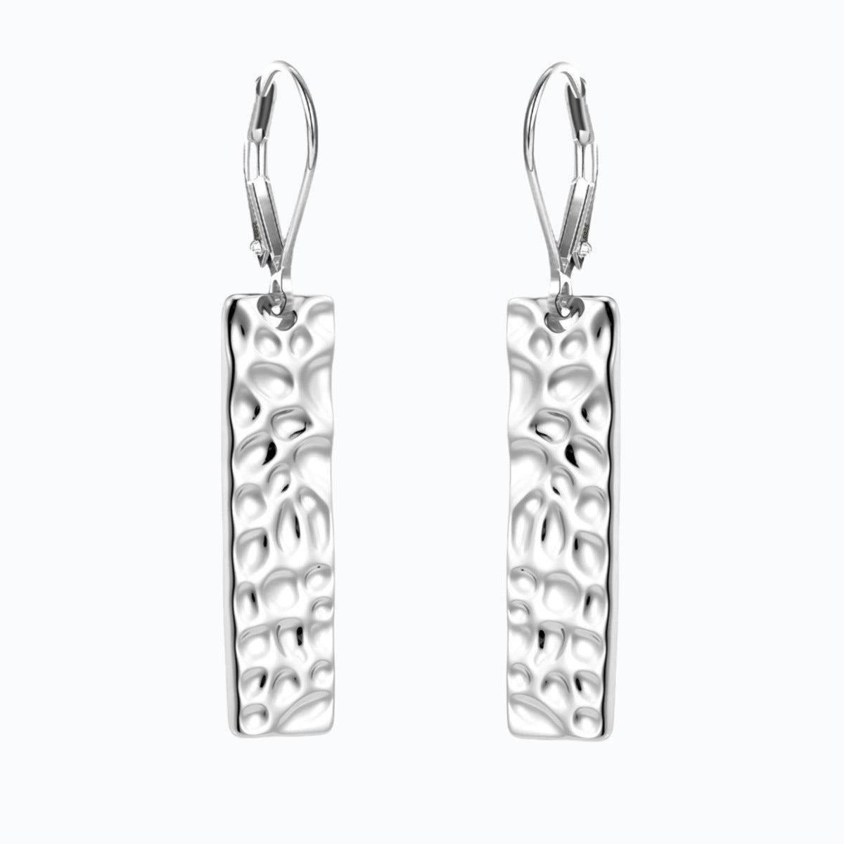 Brass real gold electroplating niche light luxury karst pleated earrings women's earrings