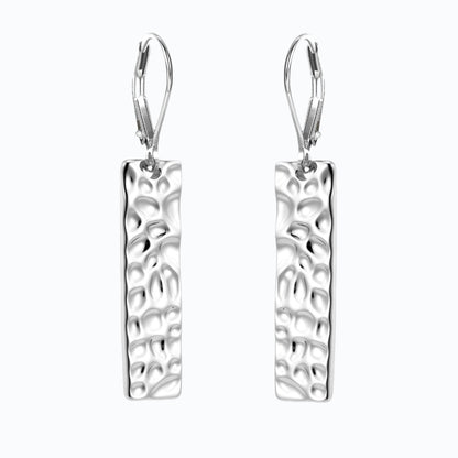 Brass real gold electroplating niche light luxury karst pleated earrings women's earrings
