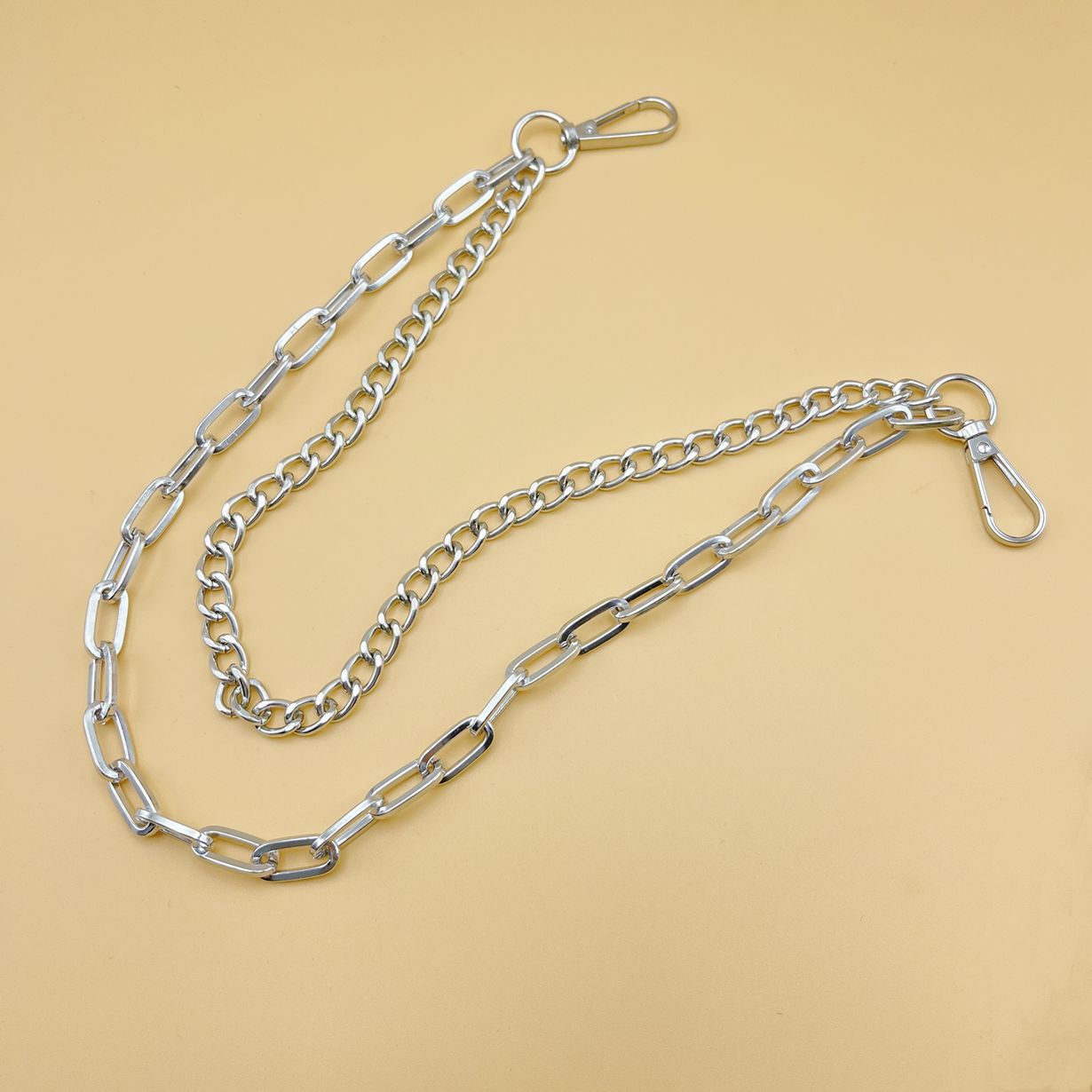 Hip Hop Metal Chain Multi-layer Waist Chain