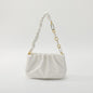 Small shoulder bag wrinkle feature with chain strap 8002