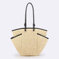 Handwoven Large Tote – Designer Beach Bag, Daily Casual Vacation Purse, Versatile Women's Accessory
