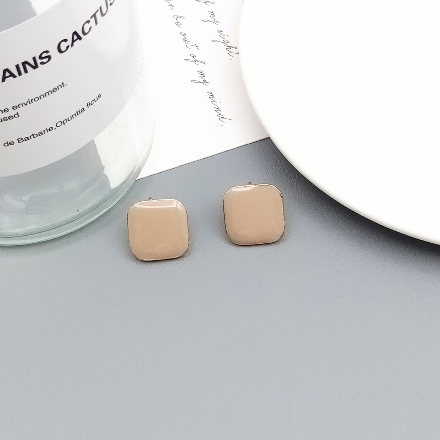 Geometric Simple Square Earrings