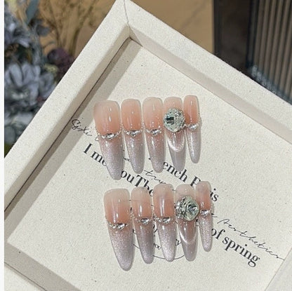 1035- Handmade press on nails fake nails removable