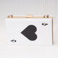Spade A Versatile Chain Bag, Crossbody Square Bag, Acrylic Box Bag, Evening Purse, Clutch Purse
