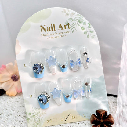 0954- Handmade press on nails fake nails removable